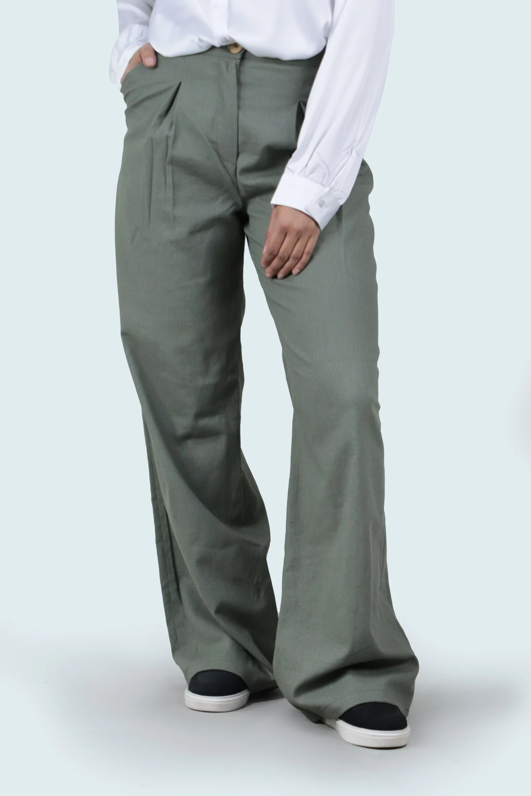 شلوار راسته لینن