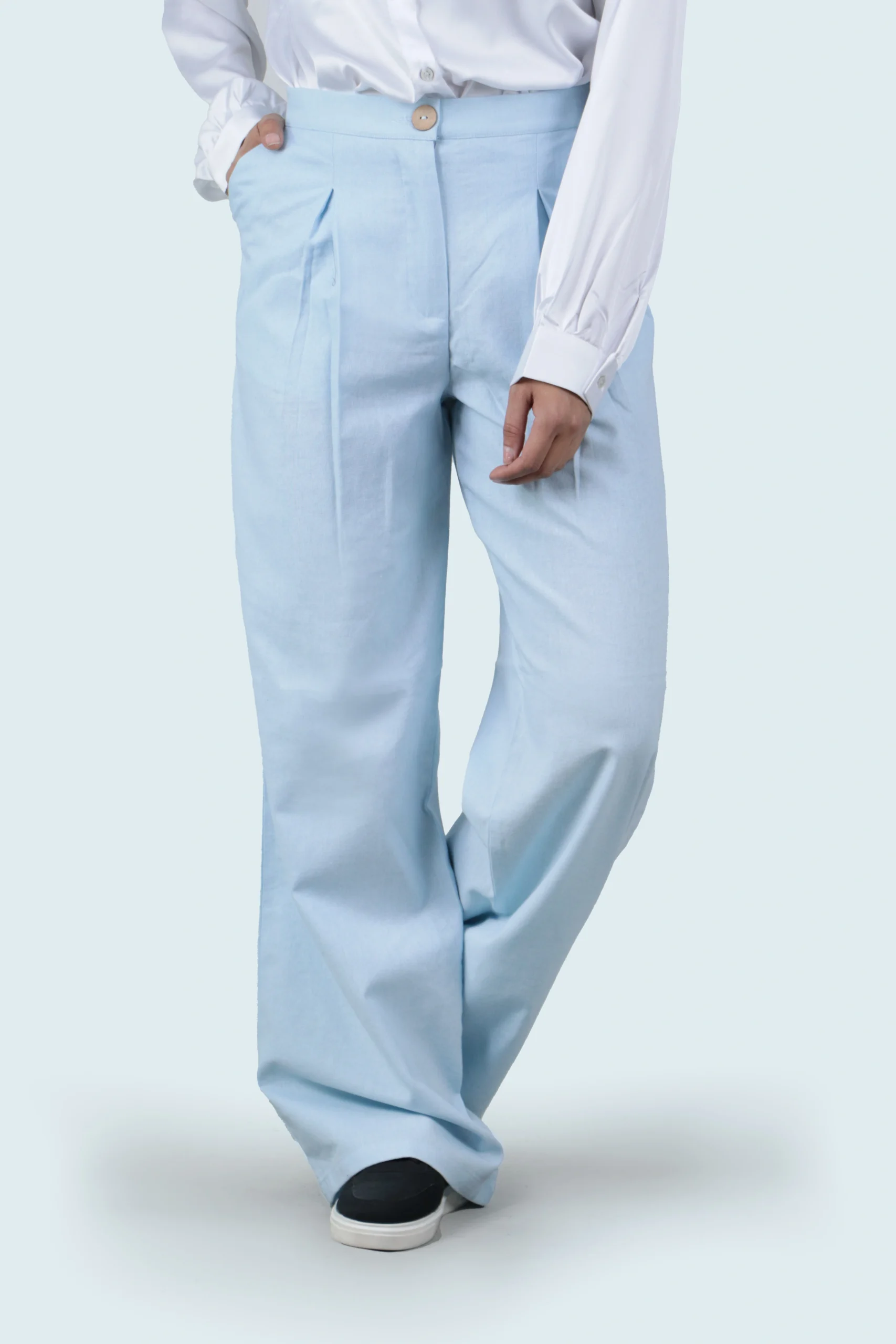 شلوار راسته لینن - Image 3