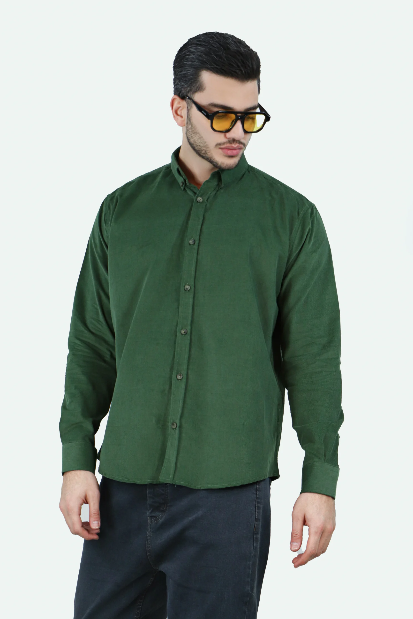 پیراهن مخمل کبریتی - Image 3