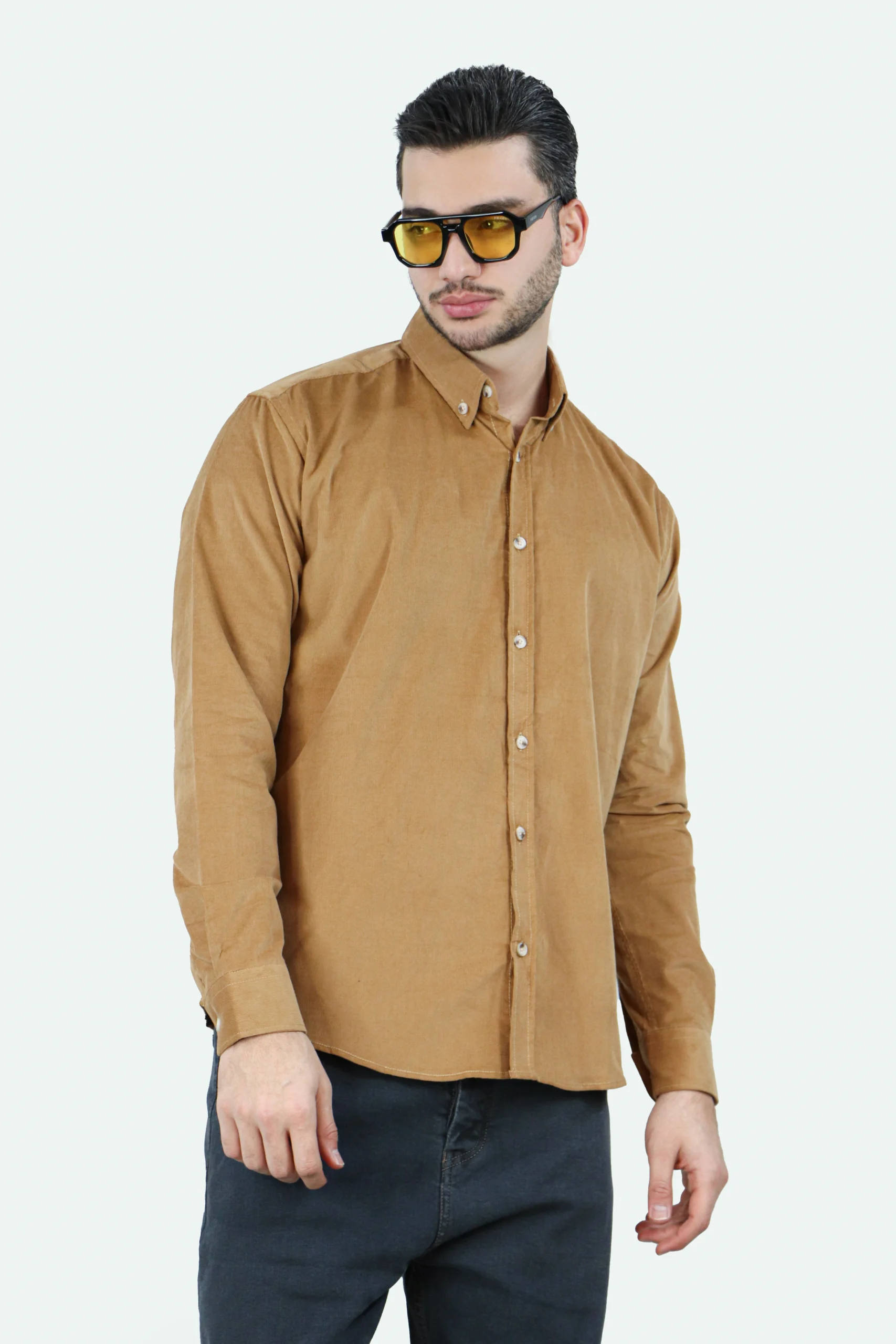 پیراهن مخمل کبریتی - Image 10