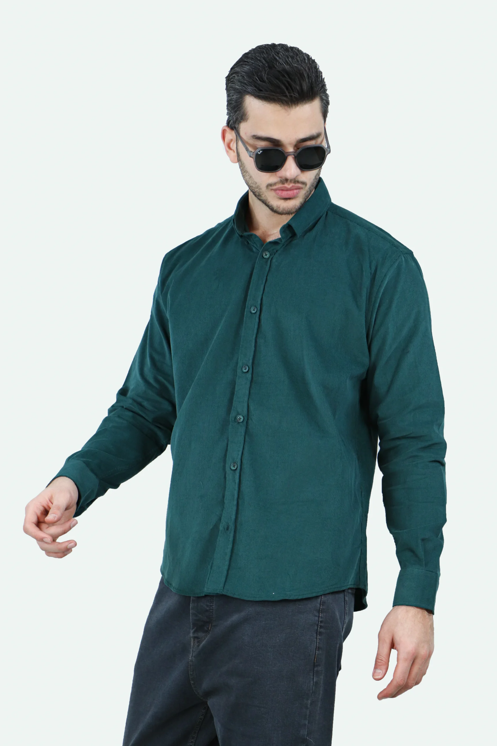 پیراهن مخمل کبریتی - Image 7