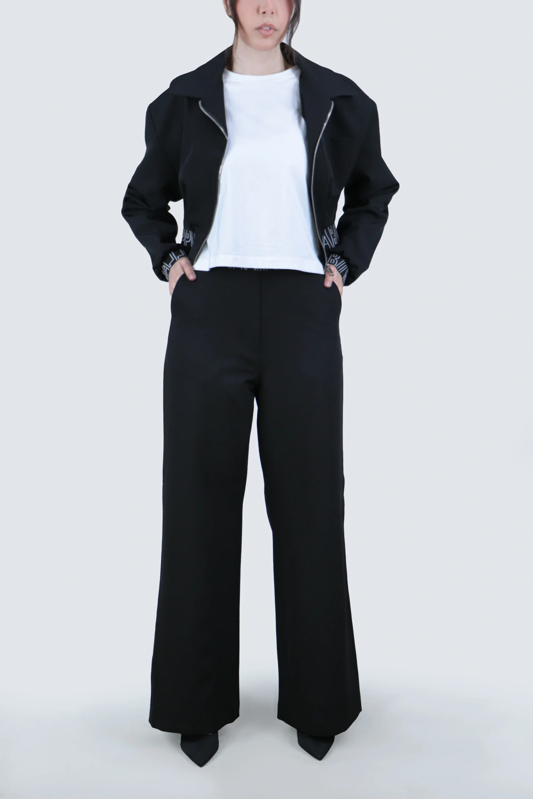 ست کراپ و شلوار حاشیه دار - Image 6