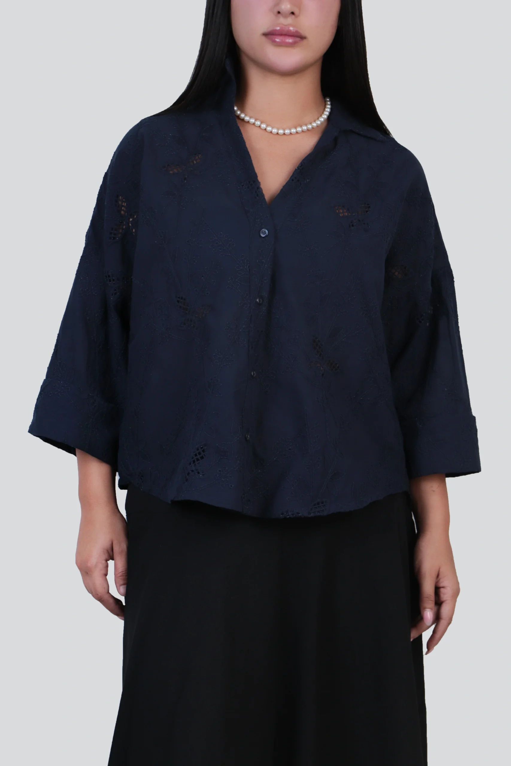 شومیز زنانه خامه دوزی - Image 7