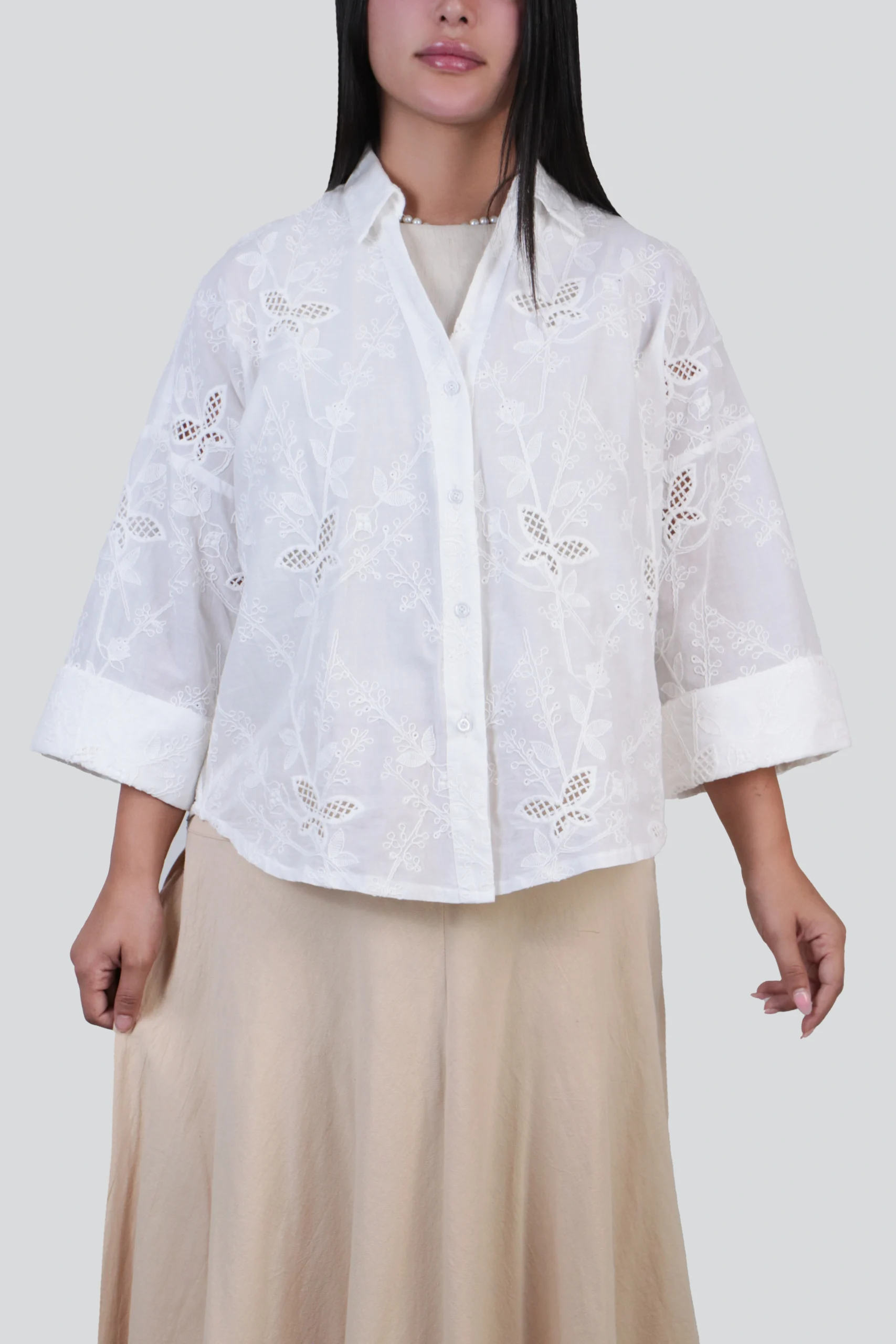 شومیز زنانه خامه دوزی - Image 6