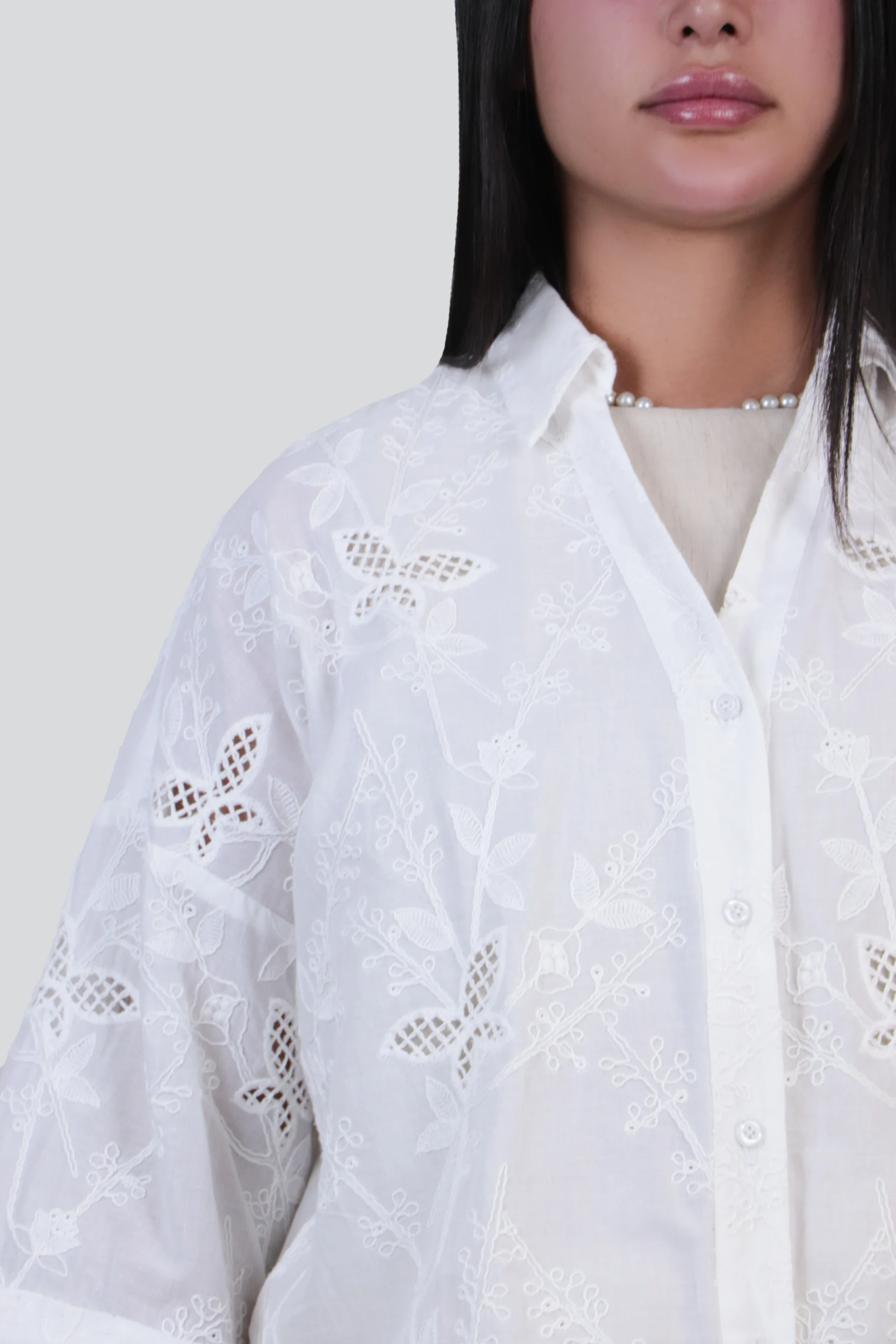 شومیز زنانه خامه دوزی - Image 5