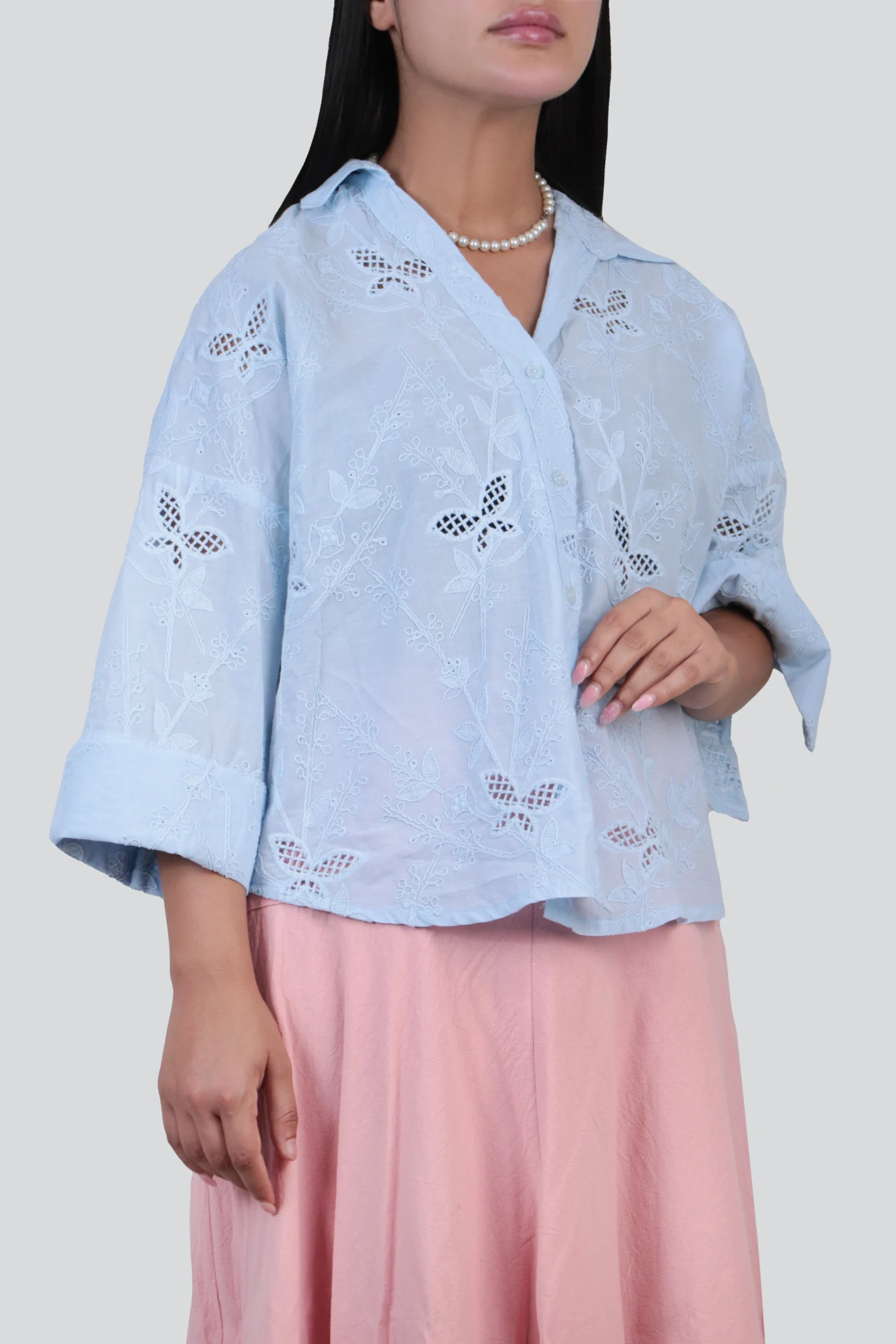 شومیز زنانه خامه دوزی