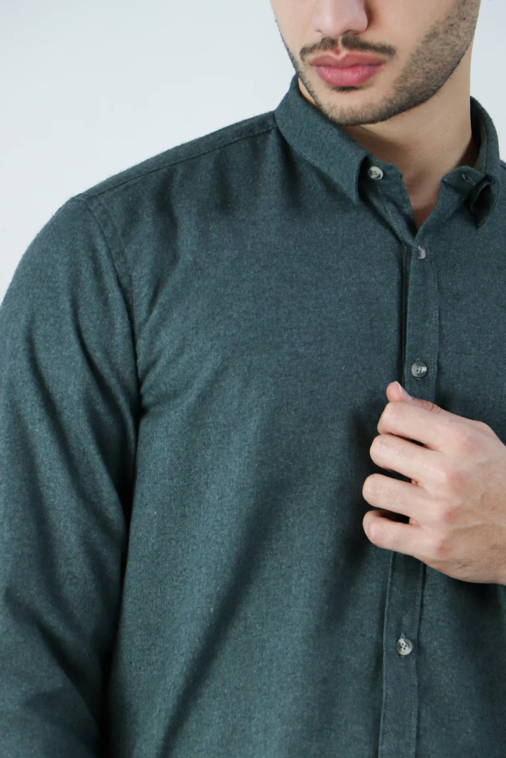 پیراهن پشمی بیسیک - Image 8