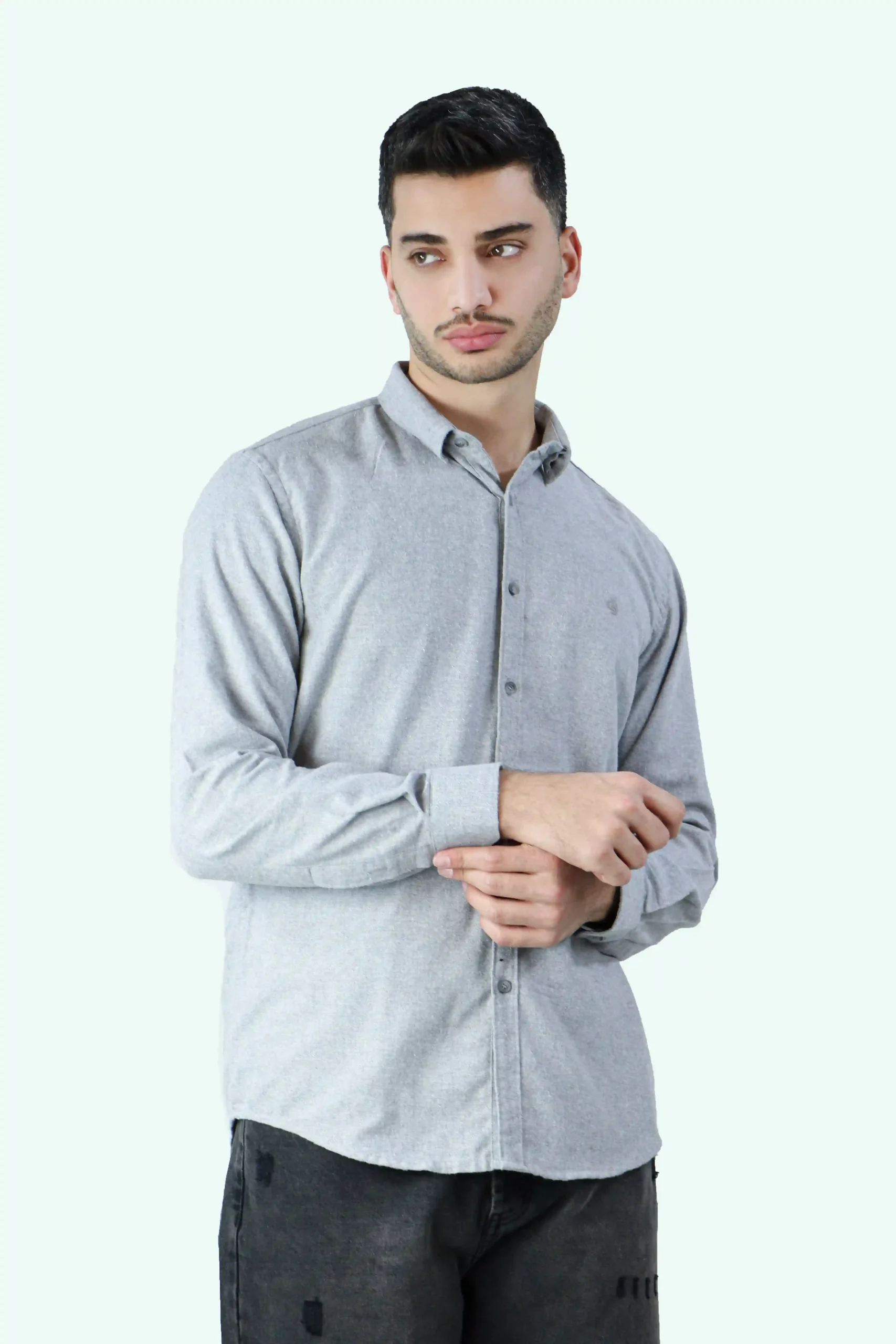 پیراهن پشمی بیسیک - Image 5