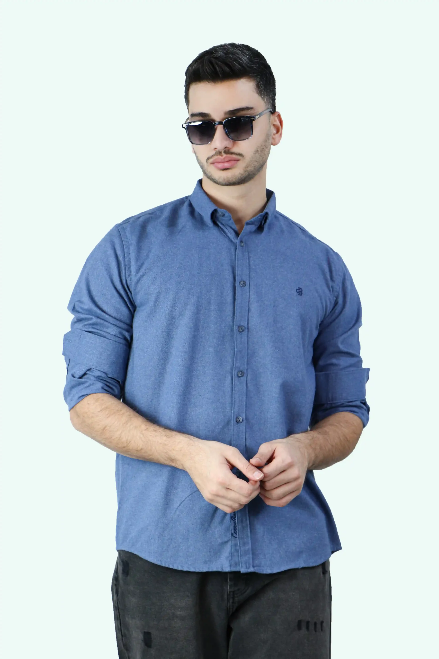 پیراهن پشمی بیسیک - Image 4