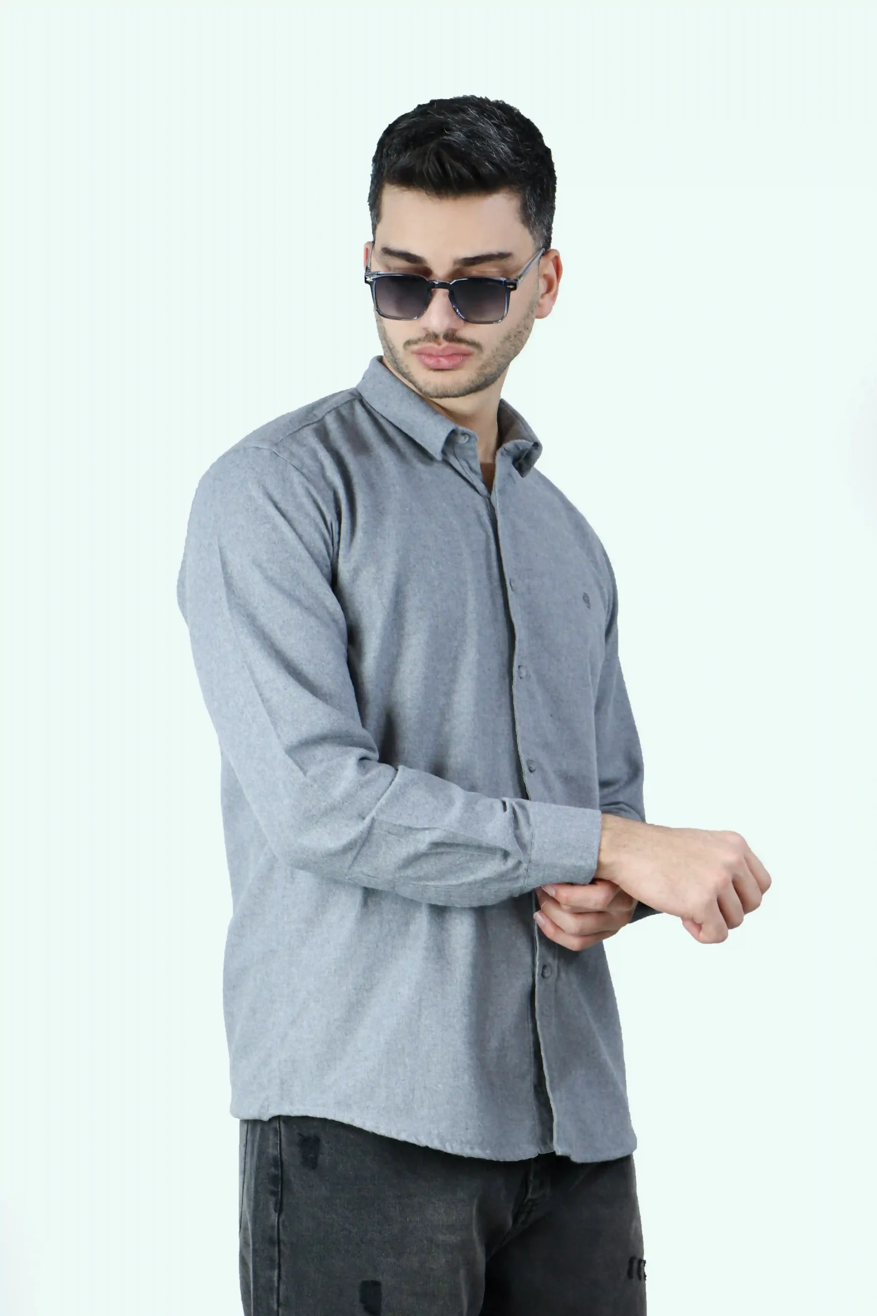 پیراهن پشمی بیسیک - Image 6